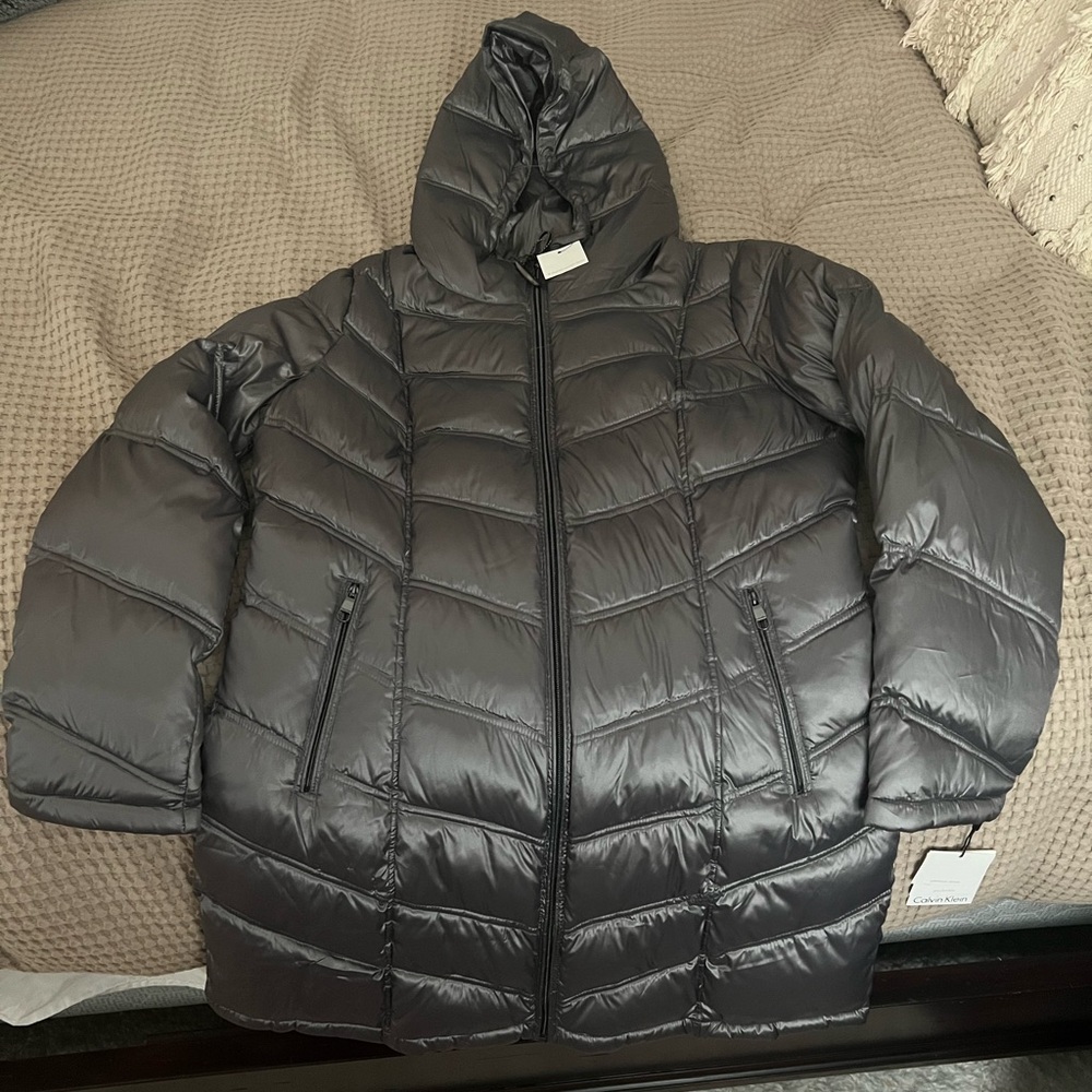 Calvin Klein Silver Jacket Size Large